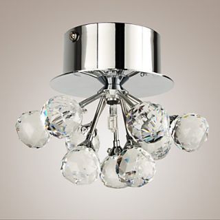 K9 Crystal Flush Mount in Floral Shape (G4 Bulb Base)