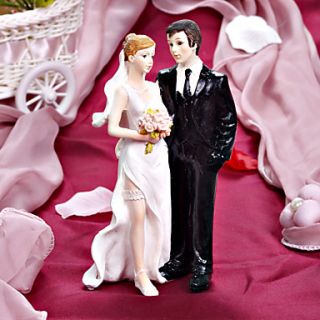 Frisky Bride And Groom Wedding Cake Topper