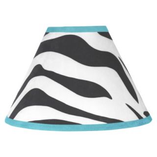 Sweet Jojo Designs Turquoise Zebra Lamp Shade