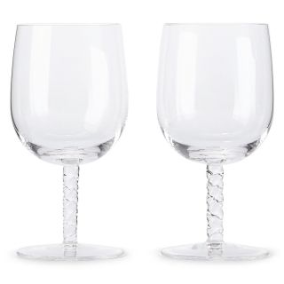 JCP EVERYDAY jcp EVERYDAY Twist Set of 2 White Wine Glasses