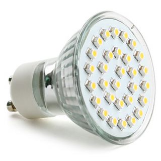 GU10 2W 30x3528 SMD 70 90LM 2800 3200K Warm White Light LED Spot Bulb (230V)