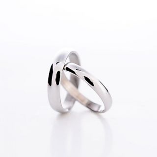 Stainless Steel Love Story Couples Ring