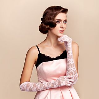 Lace Elbow Length Bridal Gloves (More Colors Available)