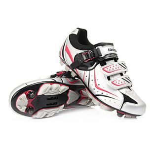 Cycling MTB SPD Shoes With Fiberglass Sole And Sythnetic Microfiber PU Upper Can Compatibility SPD Look SPD R SPD SL