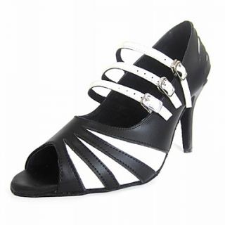 Customized Leatherette Latin/Ballroom Dance Performance Shoes For Women