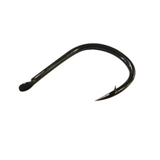 Carbon Steel Fishhook with Curved Point (30 Piece Pack)