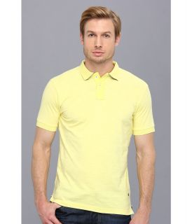Descendant Of Thieves Slub Fabric Polo Shirt Mens Clothing (Yellow)