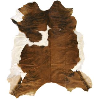 Hand crafted Light Brindle Jersey Leather Cowhide Rug (dimension Is 77)