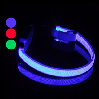 9Protecollar   Adjustable Dual Night Safety LED Light Dog Collar (25 35cm/9.8 13.8inch, Battery included)