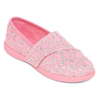 Okie Dokie Lacey Toddler Girls Slip On Shoes, Pink, Pink