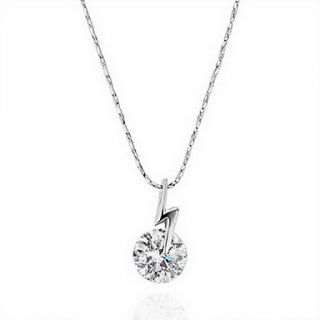 18K Gorgeous Fashion Rhinestone Alloy Lighting Necklace (More Colors)