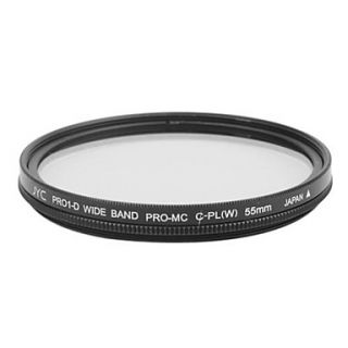 Genuine JYC Super Slim High Performance Wide Band PRO1 CPL Filter 55mm