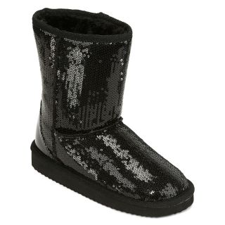 ARIZONA Girls Sparkle Casual Boots, Black, Girls