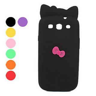 Cute Protective Silicone Case for Samsung Galaxy S3 i9300 (Assorted Colors)