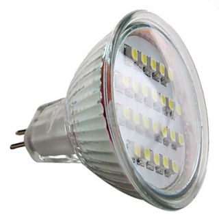MR16 1.5W 24x3528 SMD 50 60LM Natural White Light LED Spot Bulb (12V)