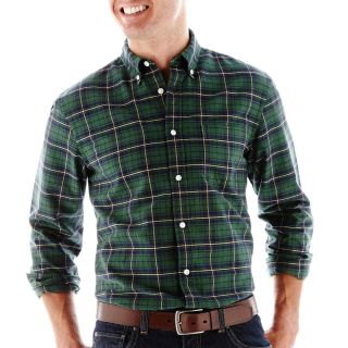 Dockers Patterned Oxford Shirt, Green, Mens