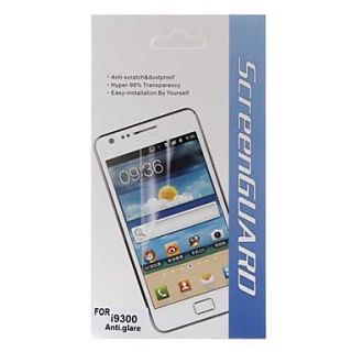 Anti Glare LCD Screen Protector for Samsung Galaxy S3 I9300 (Transparent)