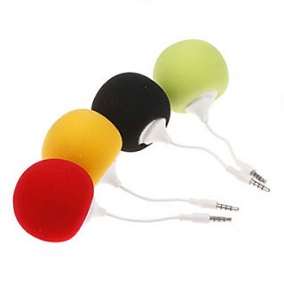 3.5mm Audio Jack Mini Balloon Portable Stereo Speaker (Assorted Colors)