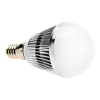 Dimmable E14 3W 270 300LM 6000 6500K Natural White Light LED Ball Bulb (220V)