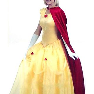 Deluxe Belle Beauty Halloween Princess Dress(3Pieces)