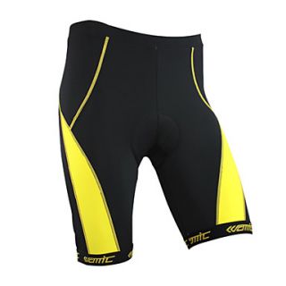Santic Men and Womens Coolmax Material Cycling 1/2 Shorts(Yellow)
