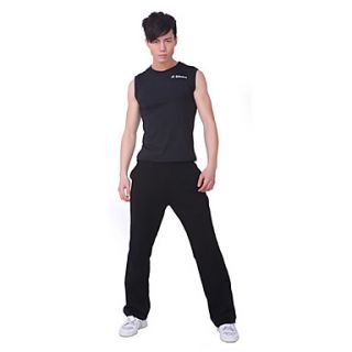 SiBoEn mens Yoga fitness Workout clothing suits 2 sets(Short sleeve Yoga shirts Yoga Pants)