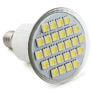 E14 27 5050 SMD 4W 300LM Natural White Light LED Spot Bulb (220 240V)