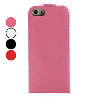 Frosted Skin PU Leather Case for iPhone 5/5S (Assorted Colors)