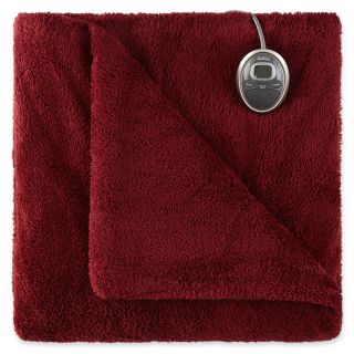Sunbeam LoftTec Heated Blanket, Garnet (Red)