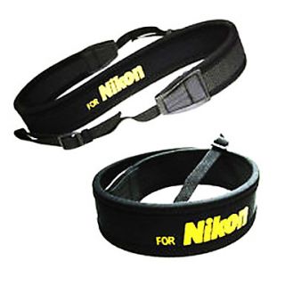 Neoprene Camera Neck Strap For Nikon D5000 D5100 D90 D80 D70 D3100 D700 D7000