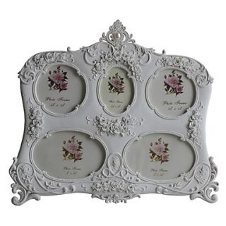 Whole Family Country Floral Polyresin Picture Frame