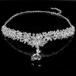 Gorgeous Alloy With Rhinestone Forehead Jewelry / Necklace