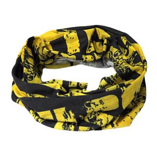 Fashion Designed Cycling Scarf (Black and Yellow)