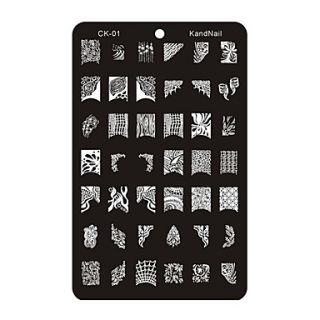 Abstract Pattern Nail Art Stamping Image Template Plate
