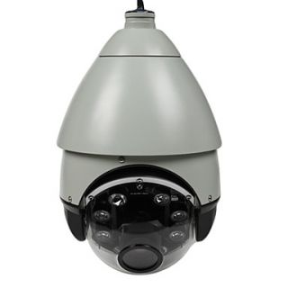 7 Inch Outdoor LED Array IR Variable Speed Dome Camera(1/4 Sony Exview HAD CCD,30X optical zoom,520TVL)