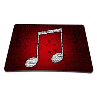 Music Note Gaming Optical Mouse Pad (9 x 7)