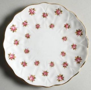 John Aynsley Rosedale (Pink Roses, Crocus Shape) Bread & Butter Plate, Fine Chin