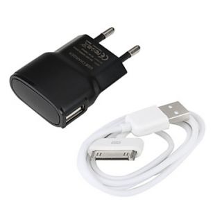 Euro Plug Charger for iPhone 4 and 4S