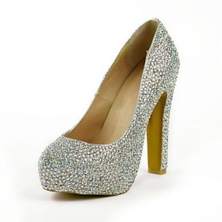 Beautiful Leather Stiletto Heel Pumps With Rhinestone Party / Evening Shoes (More Colors)