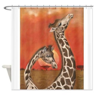  Giraffes Shower Curtain  Use code FREECART at Checkout