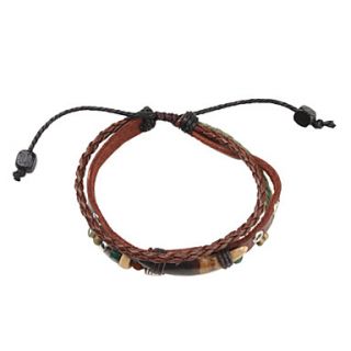 Multilayer Black Guatambu Leather Bracelet