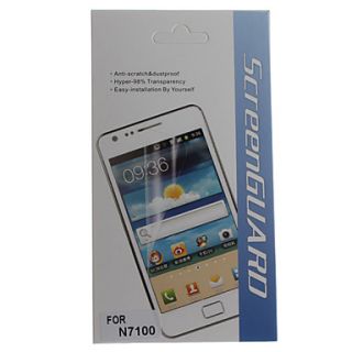 Protective Clear Screen Protector with Cleaning Cloth for Samsung Galaxy Note 2 N7100