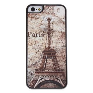 Retro Tower Pattern Hard Case for iPhone 5