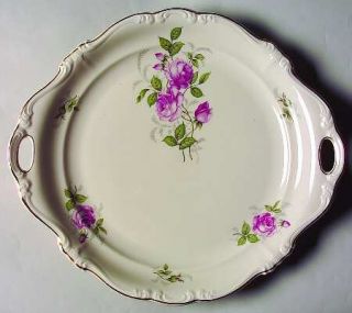 Rosenthal   Continental Courtship Handled Cake Plate, Fine China Dinnerware   Po