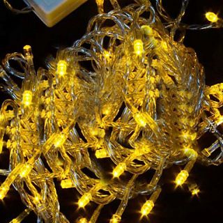 10M Yellow LED String Light with 100 LEDs(Star)
