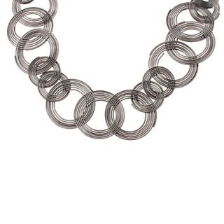 Coil Spring Chain Metal Necklace