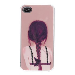 Cartoon Girl Pattern Hard Case for iPhone 4/4S