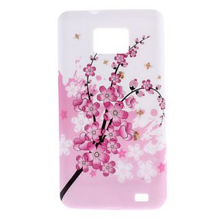 Plum Blossom Soft Case for Samsung Galaxy S2 I9100