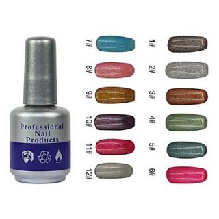 UV Color Sweet Builder Gel Nail Polish No.121 132(10ml,1PCS,Assorted Colors)