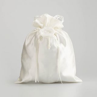 Pretty Satin with Imitation Pearls Wedding Bridal Purse(More Colors)